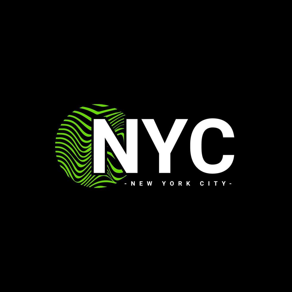 diseño de escritura de la ciudad de nueva york, adecuado para serigrafía de camisetas, ropa, chaquetas y otros vector