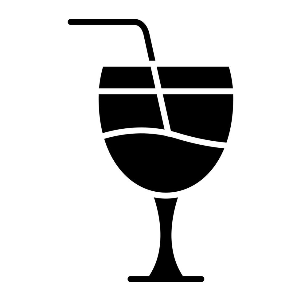 Drink Glyph Icon vector