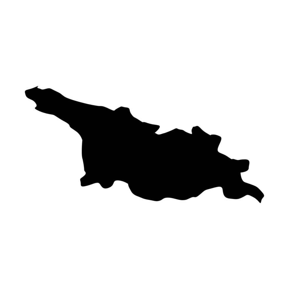 mapa de georgia ilustrado vector