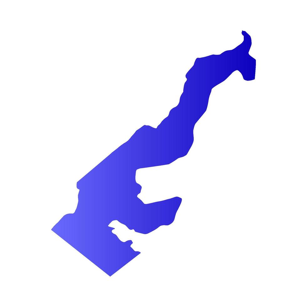 Illustrated Monaco map vector
