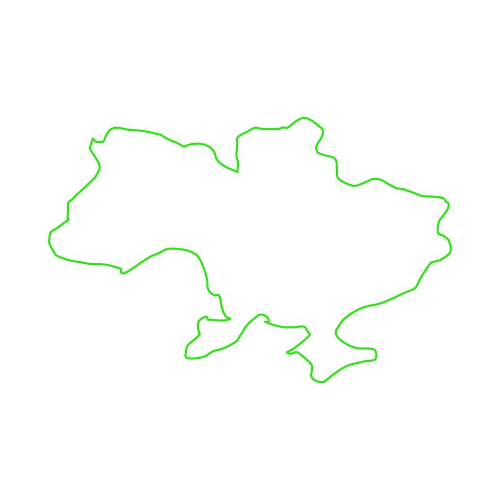 mapa ucraniano ilustrado vector