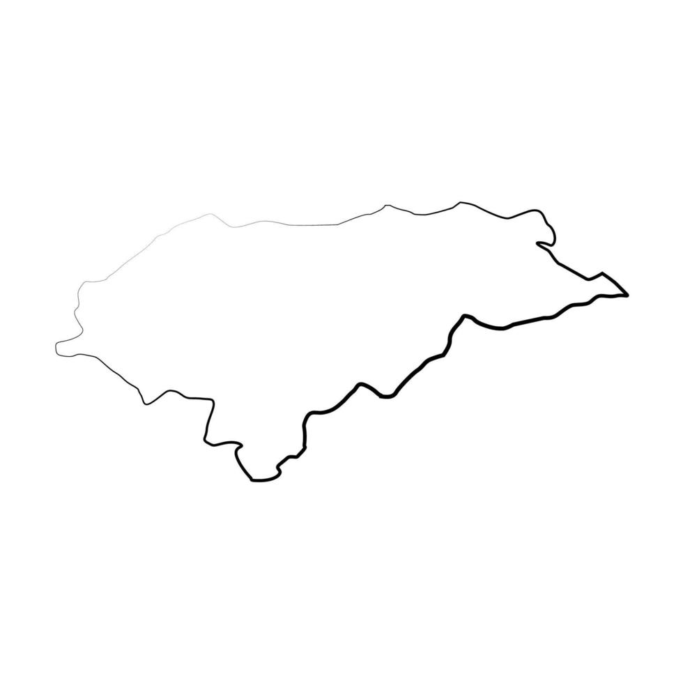 Illustrated Honduras map vector