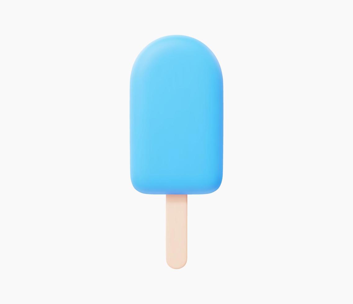 3d Realistic Ice cream Icon vector illustration.