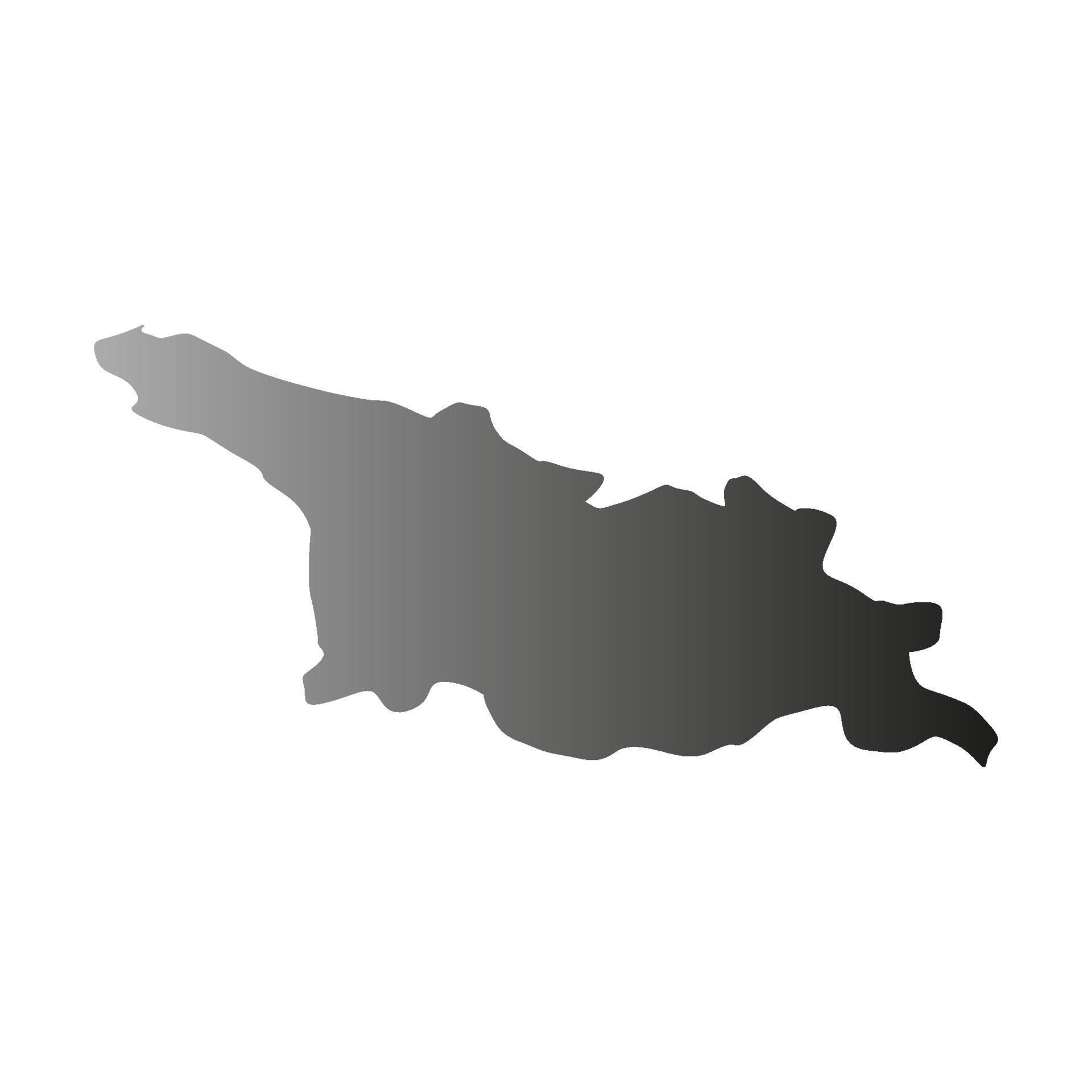 Georgia map illustrated 8698408 Vector Art at Vecteezy