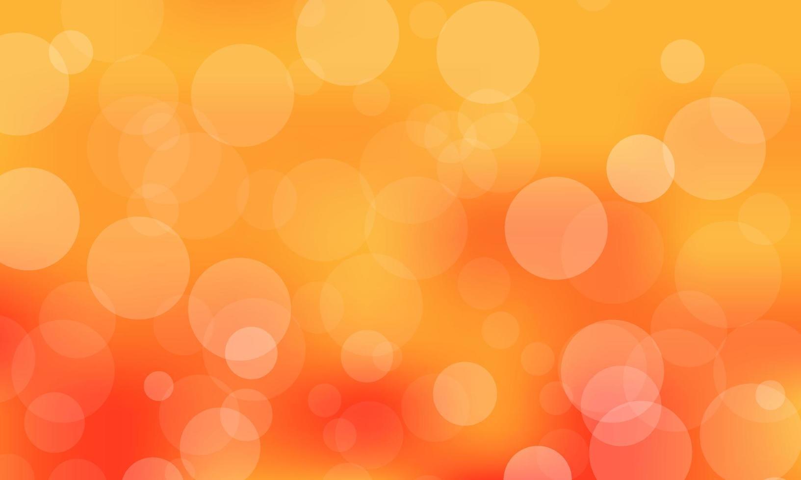 fondo abstracto con efectos bokeh en colores naranja. fondo naranja abstracto. fondo colorido abstracto. fondo abstracto con bokeh. ilustración vectorial vector