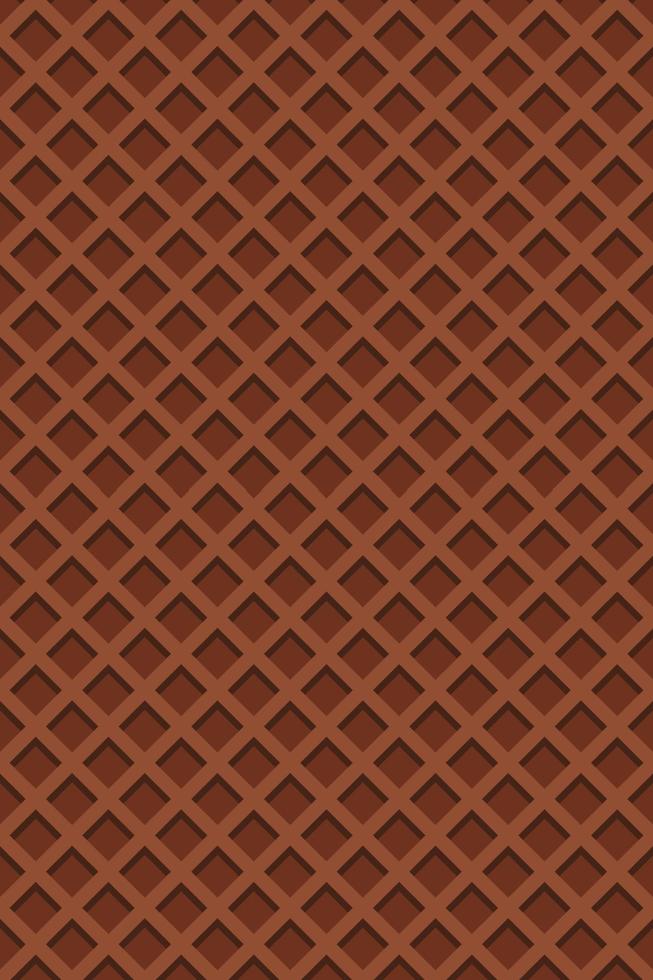 Chocolate pattern. Bright food card. Chocolate pattern background. Vector illustration