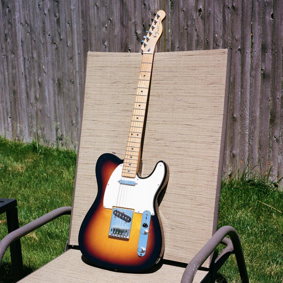 Guitar On Chair photo