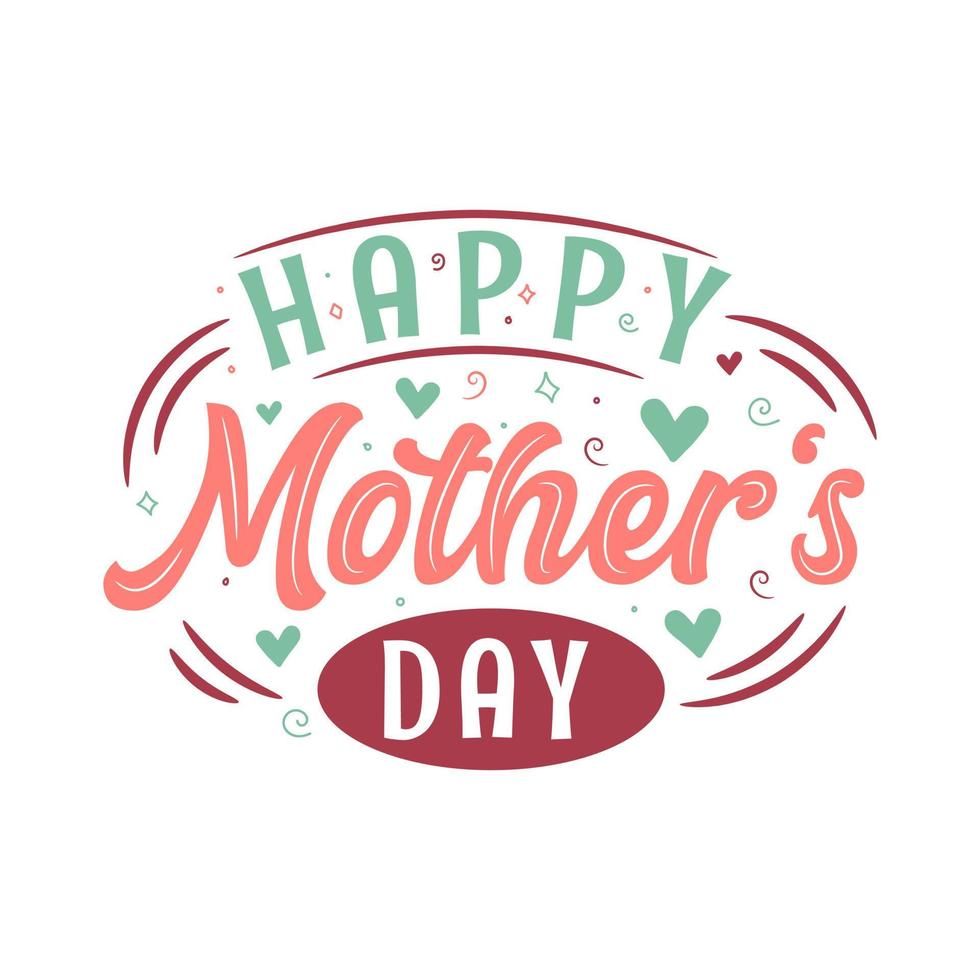 Happy mother's day, mothers day vector design