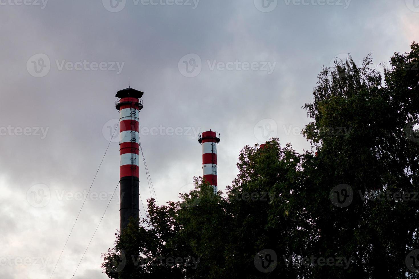 industrial pipe against sky photo