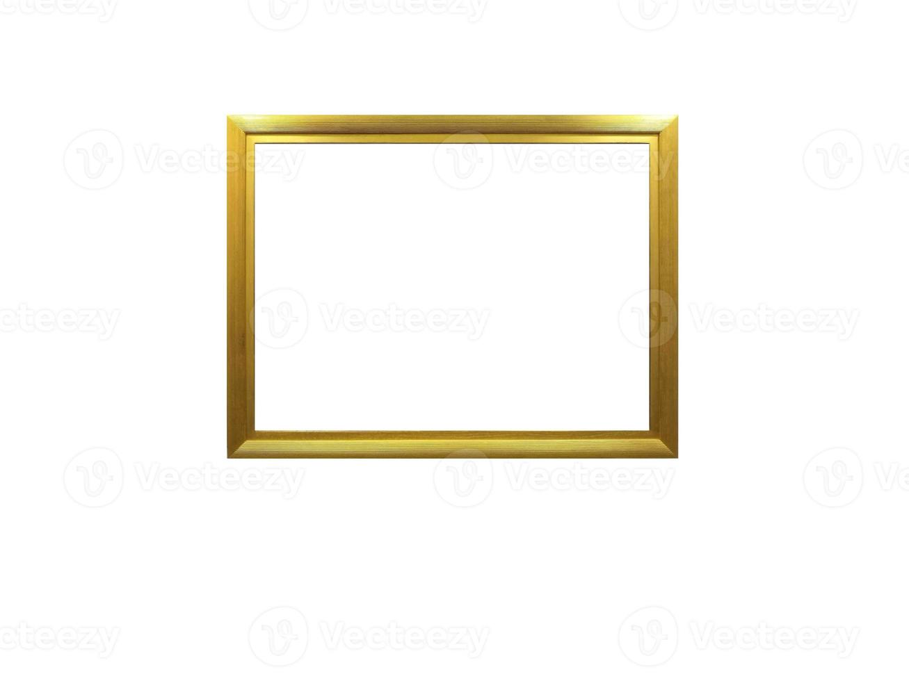 Wooden Photo Frame vintage frame decorations Isolated Background Clipping path