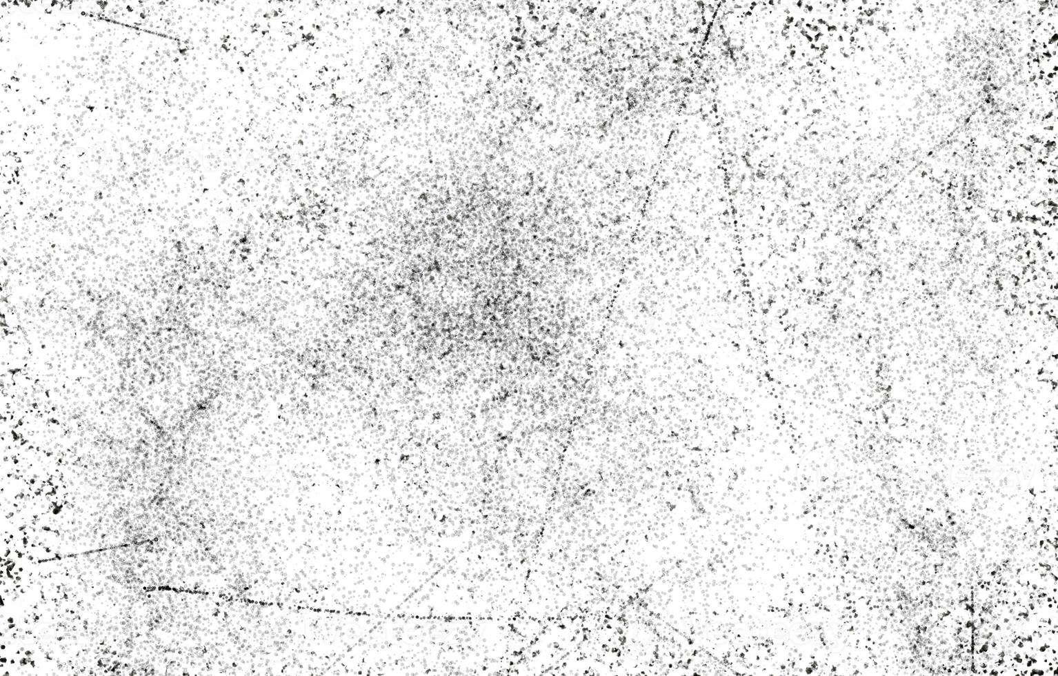 Grunge Black And White Urban. Dark Messy Dust Overlay Distress Background. Easy To Create Abstract Dotted, Scratched, Vintage Effect With Noise And Grain photo