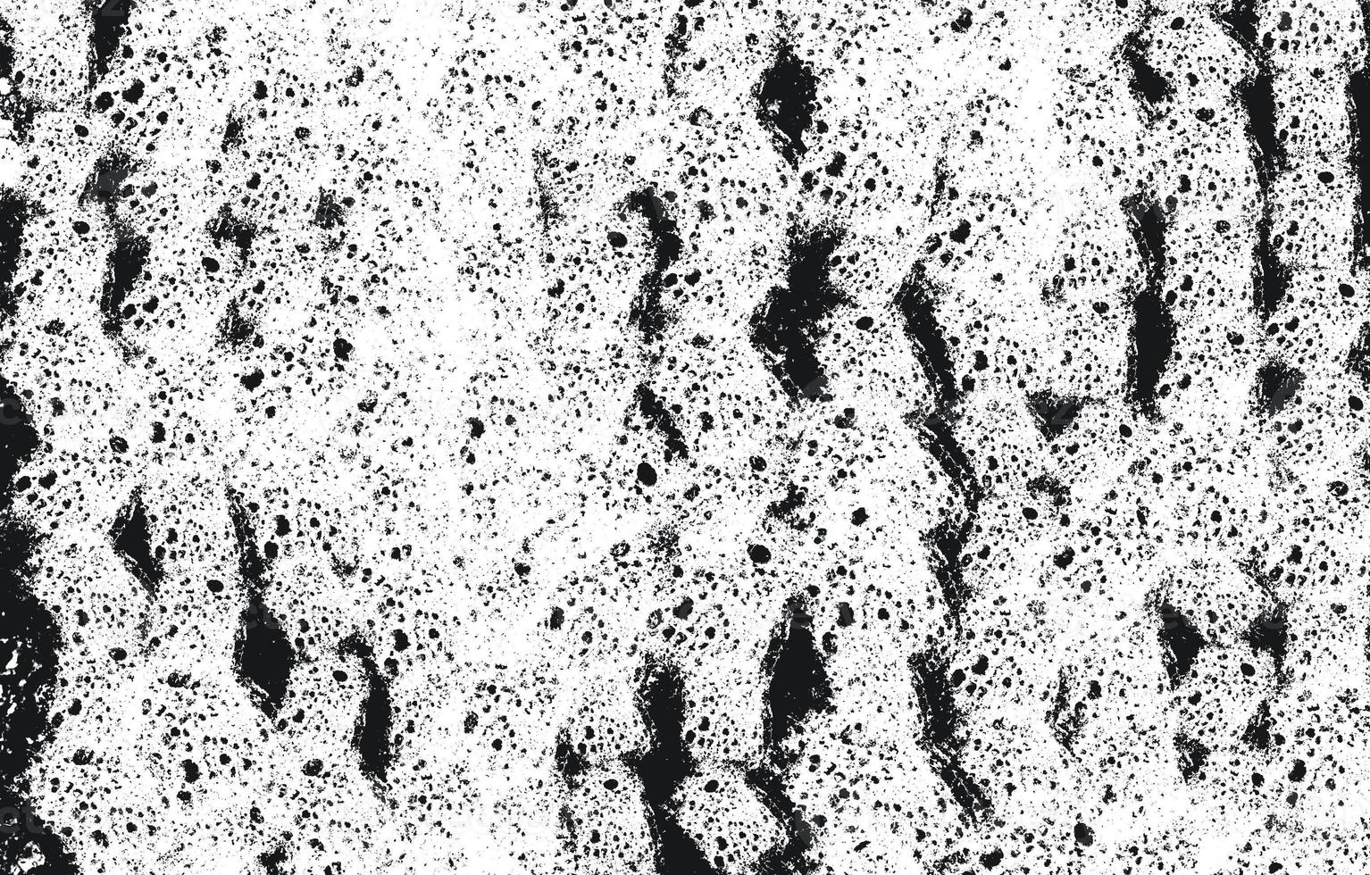 Dark Messy Dust Overlay Distress Background. Easy To Create Abstract Dotted, Scratched, Vintage Effect With Noise And Grain photo