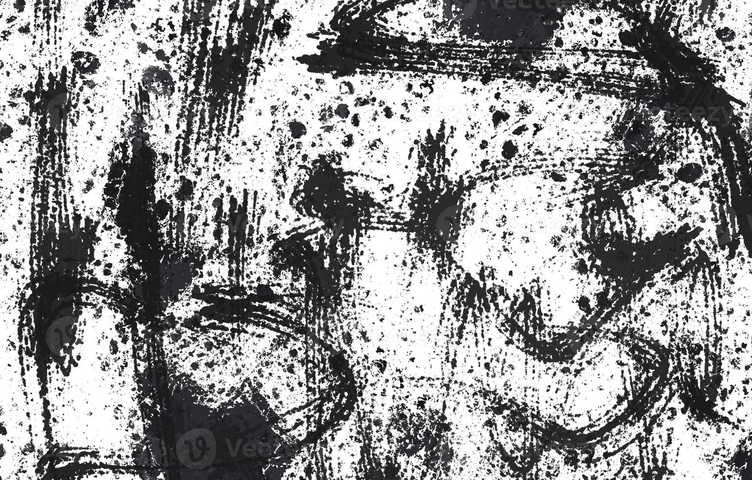 Dark Messy Dust Overlay Distress Background. Easy To Create Abstract Dotted, Scratched, Vintage Effect With Noise And Grain photo