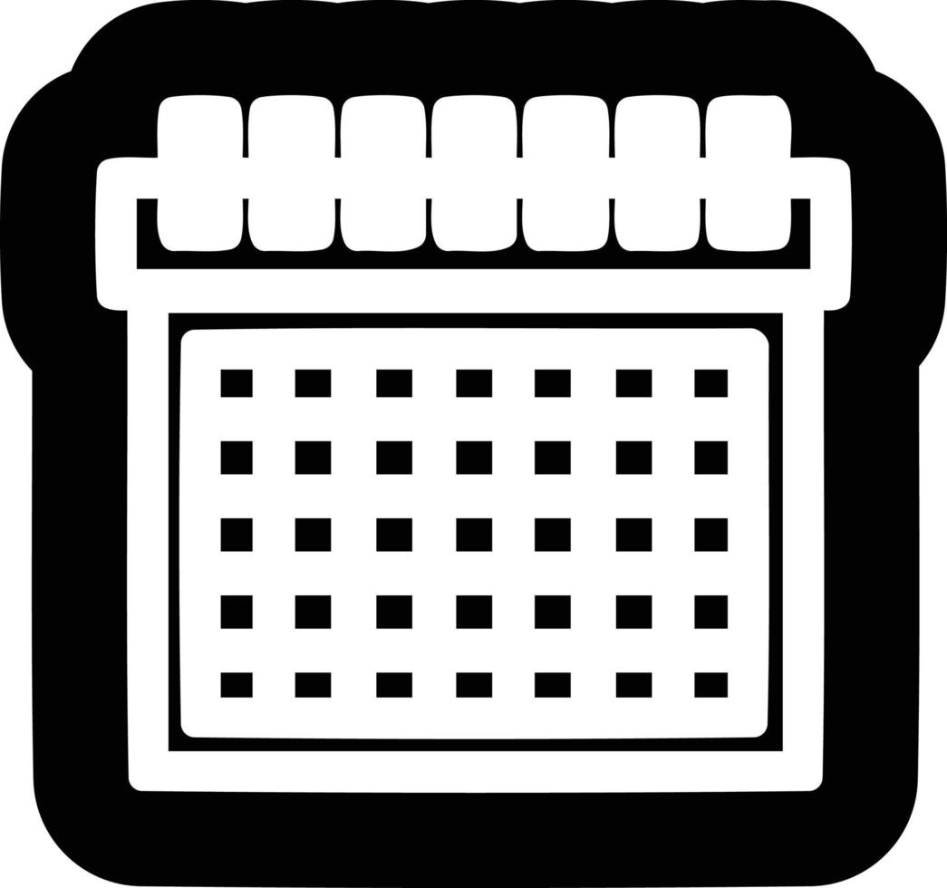 monthly calendar icon 8705278 Vector Art at Vecteezy