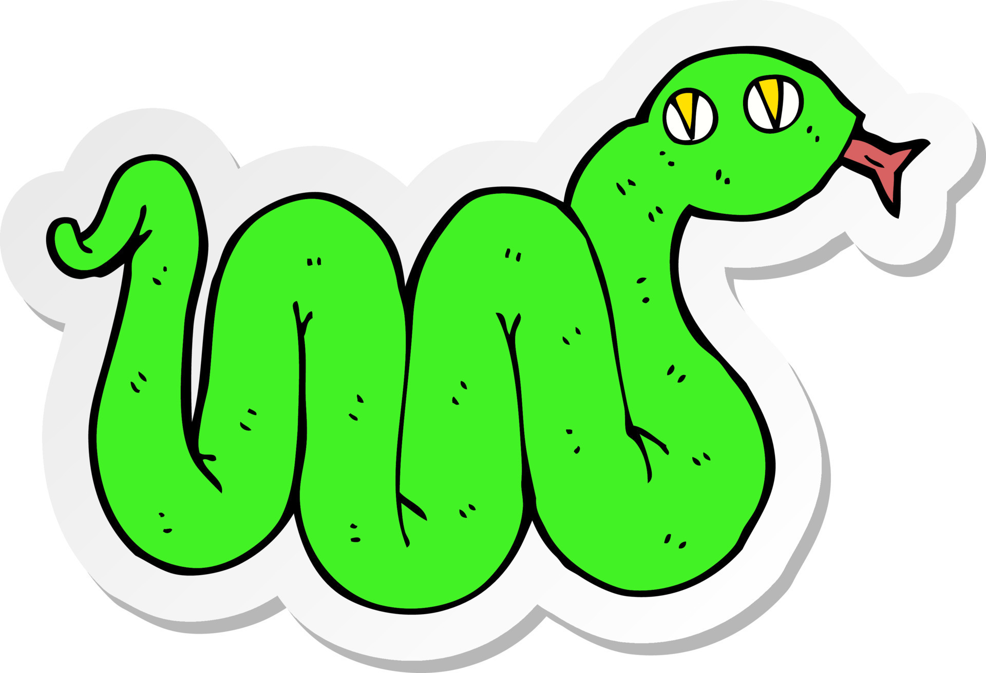 sticker of a funny cartoon snake 8705571 Vector Art at Vecteezy sticker of a funny cartoon snake 8705571 Vector Art at Vecteezy