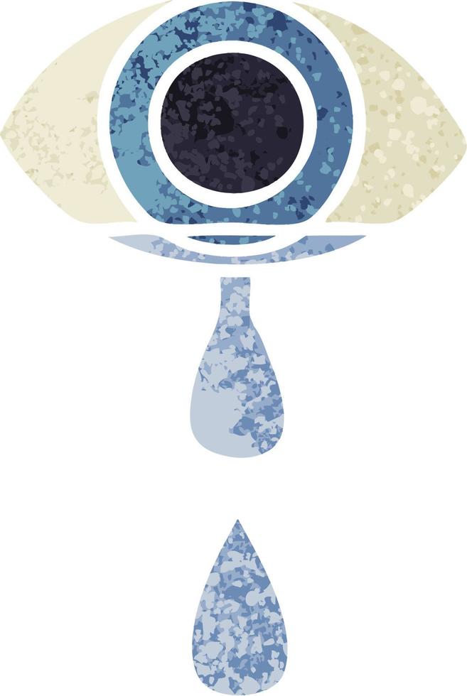 ojo llorando de dibujos animados de estilo de ilustración retro 8705938 Vector en Vecteezy ojo llorando de dibujos animados de estilo de ilustración retro 8705938 Vector en Vecteezy