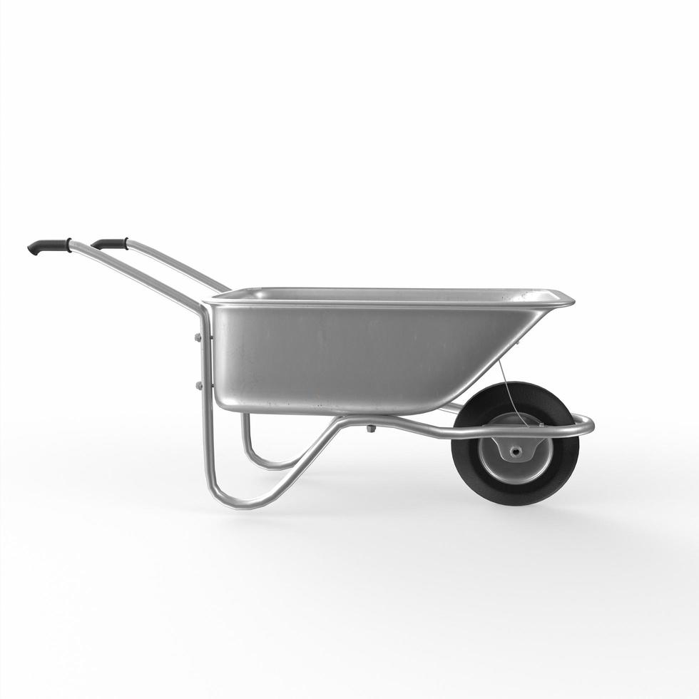 Wheelbarrow 3d modelling photo