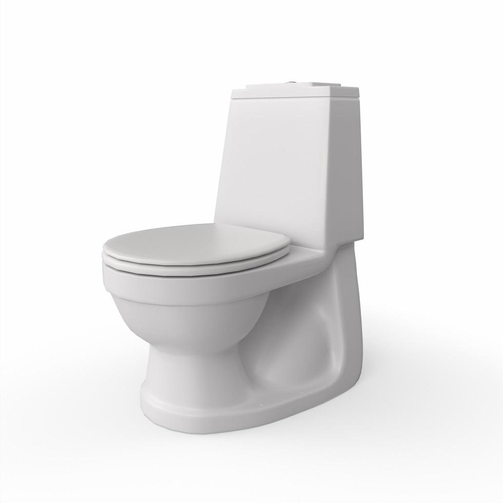 Toilet object 3d modelling photo