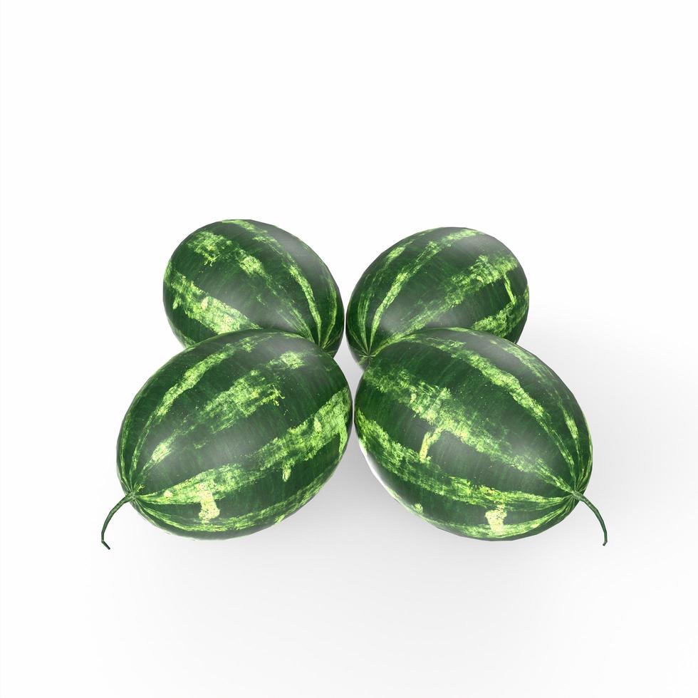 watermelon isolated on white background photo