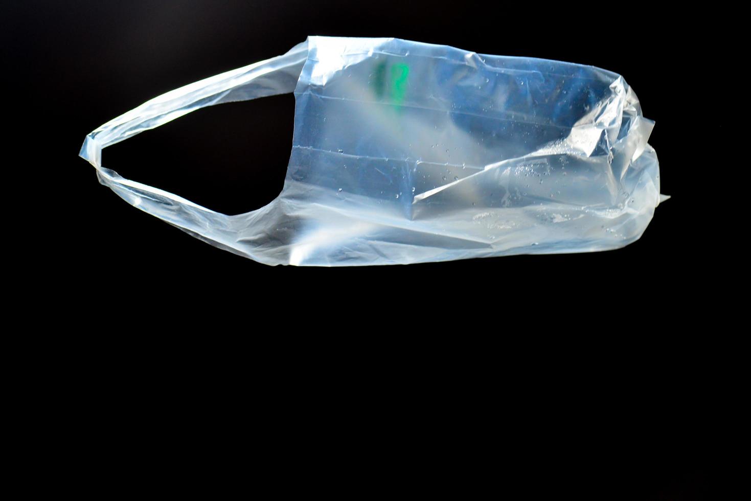 Concept of plastic waste and pollution from plastic waste. photo