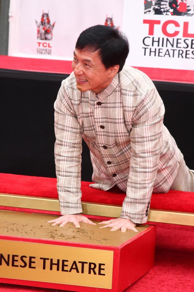 LOS ANGELES, JUN 6 -  Jackie Chan at the Hand and Footprint ceremony for Jackie Chan at the TCL Chinese Theater on June 6, 2013 in Los Angeles, CA photo