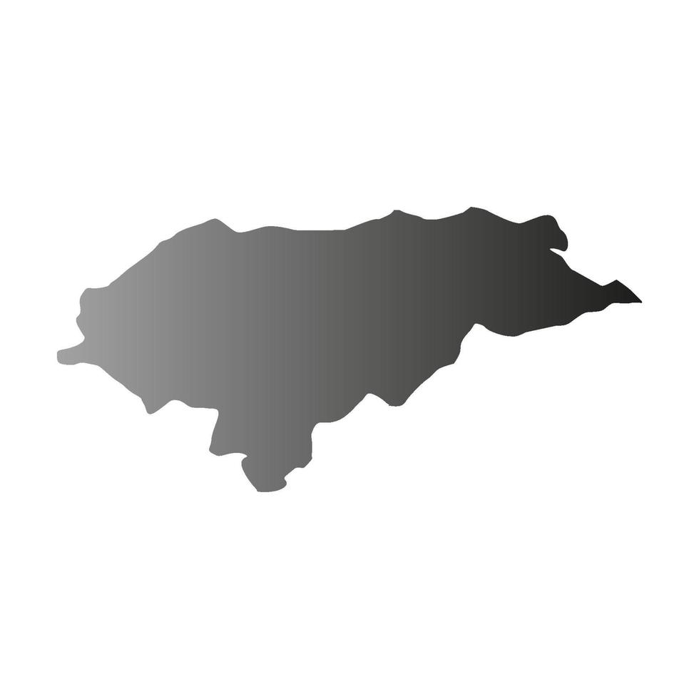 Illustrated Honduras map vector