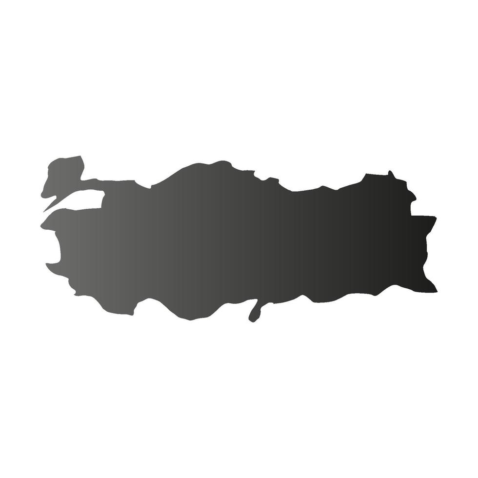Illustrated turkey map vector