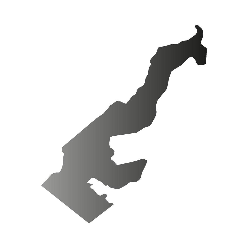 Illustrated Monaco map vector