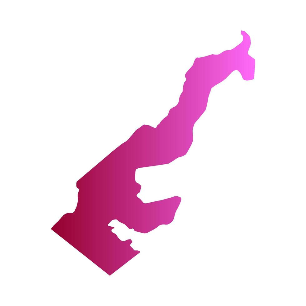 Illustrated Monaco map vector