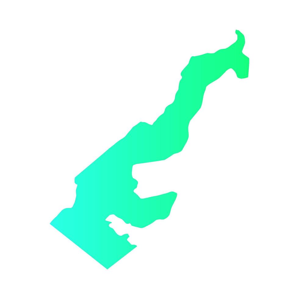 Illustrated Monaco map vector