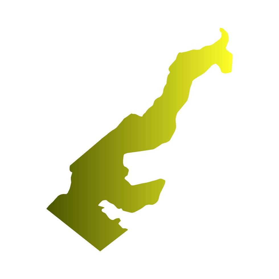Illustrated Monaco map vector