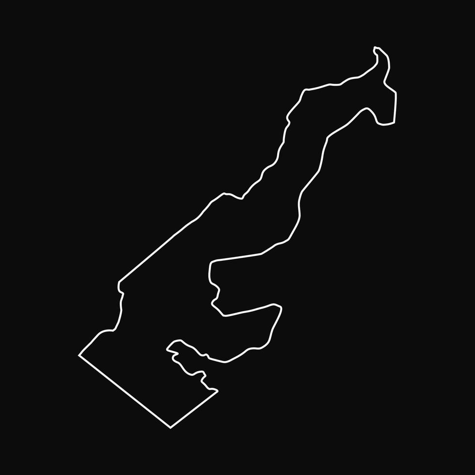 Illustrated Monaco map vector