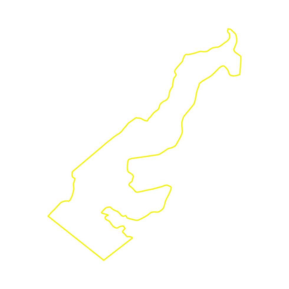 Illustrated Monaco map vector