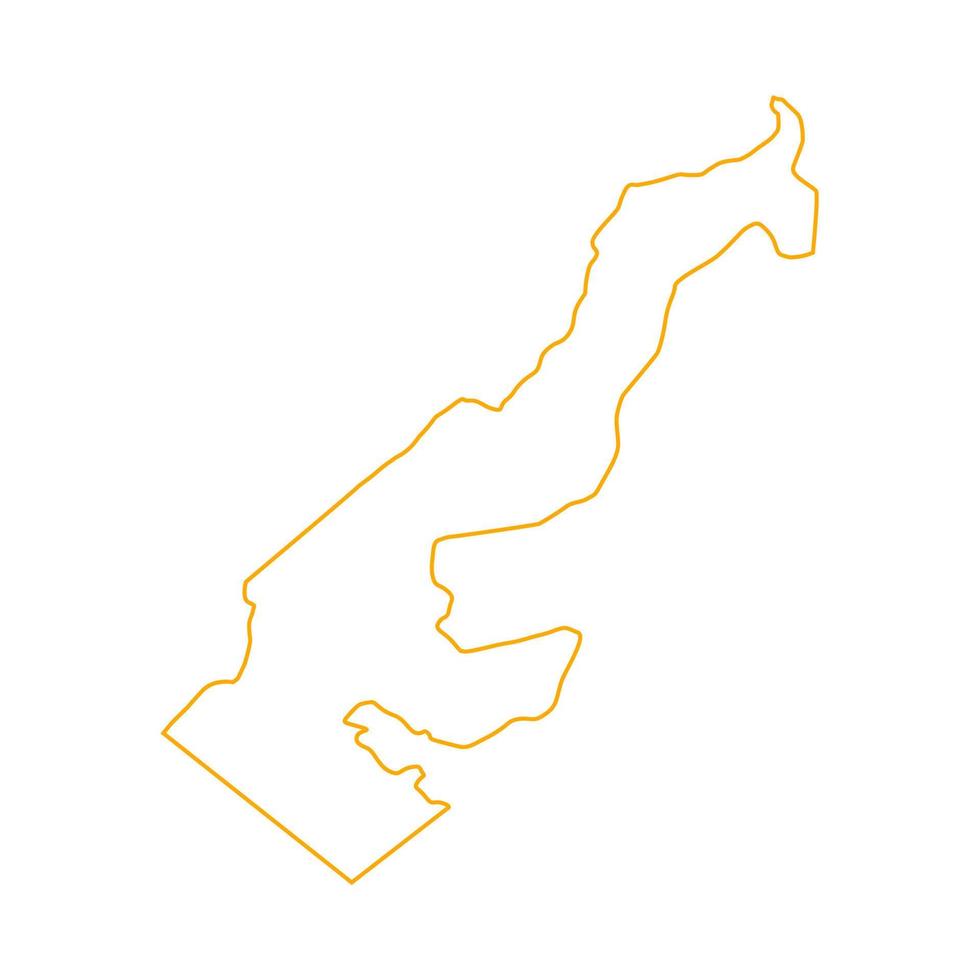 Illustrated Monaco map vector