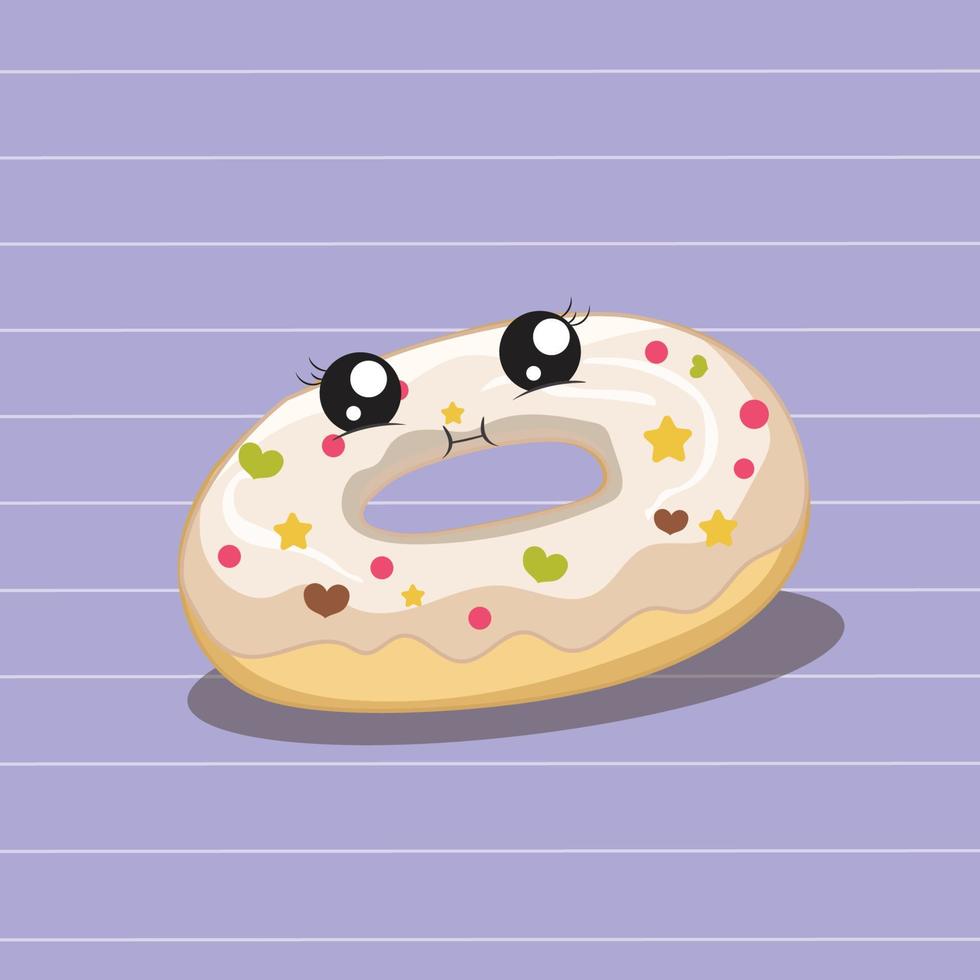 cute bakery cartoon background vector