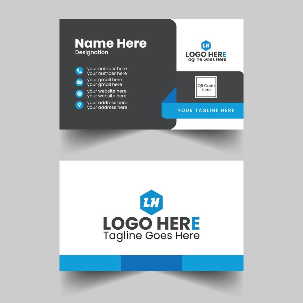 Business Card Design Template vector