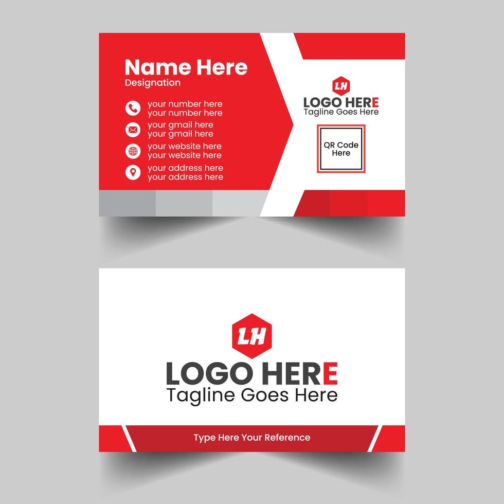 Business Card Design Template vector