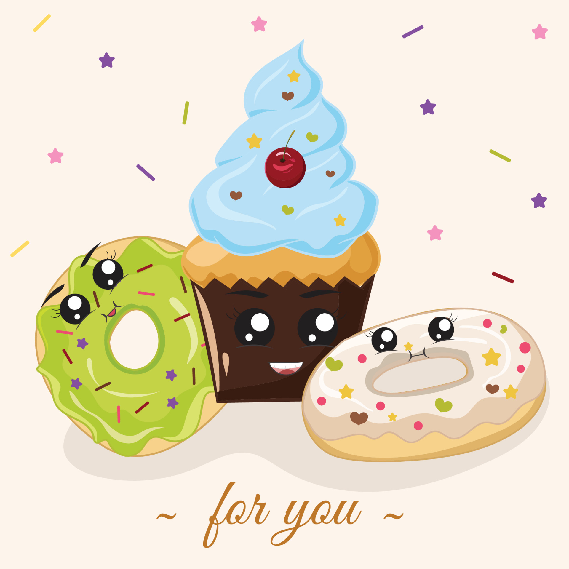 cute sweet dessert cartoon background 8710515 Vector Art at Vecteezy cute sweet dessert cartoon background 8710515 Vector Art at Vecteezy