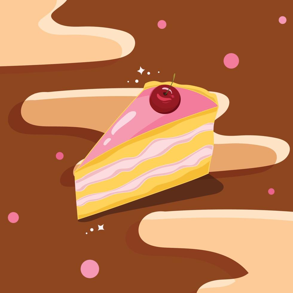 lindo fondo de dibujos animados de panadería vector