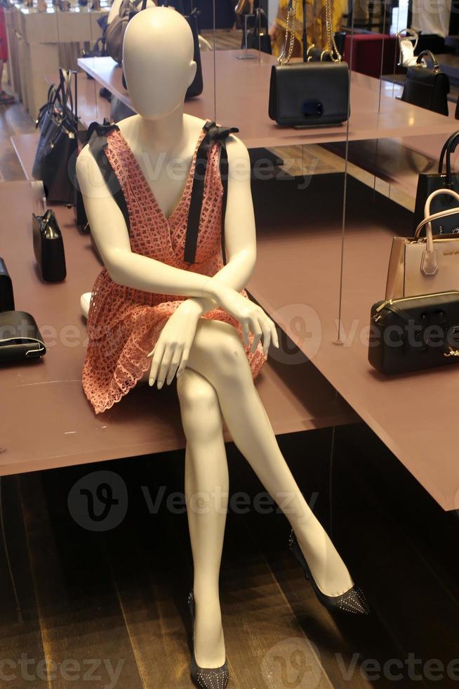 Mannequin in the form of a human body for trying on and showing dresses and clothes. photo