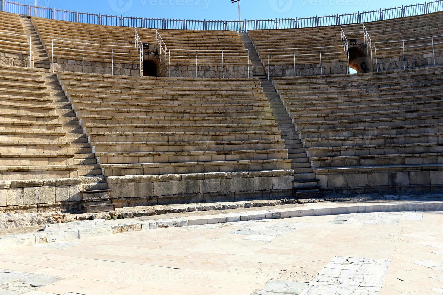 A staircase is a structure in the form of a series of steps for ascent and descent. photo