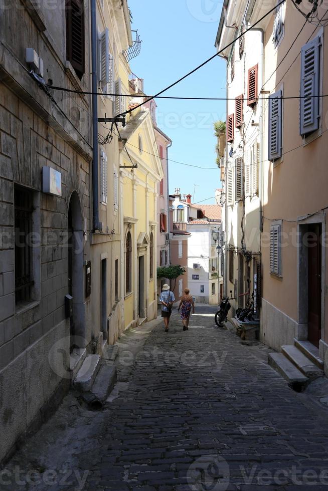 Piran is a resort town on the Adriatic coast in Slovenia. photo