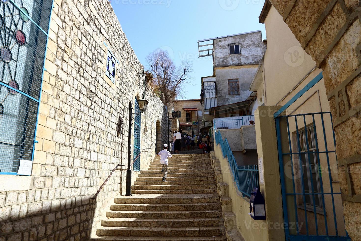 A staircase is a structure in the form of a series of steps for ascent and descent. photo