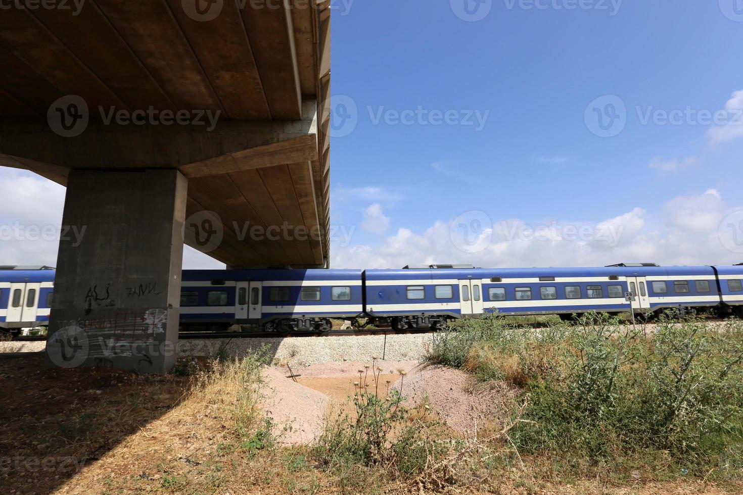 Bridge - architectural structures for crossing a water barrier. photo