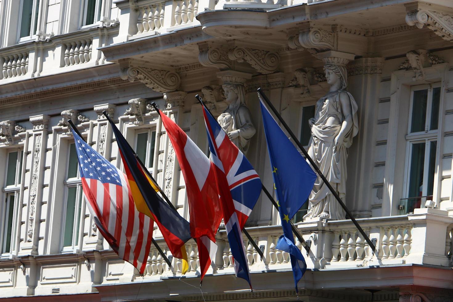 Vienna is the capital of Austria, located on the Danube River. photo