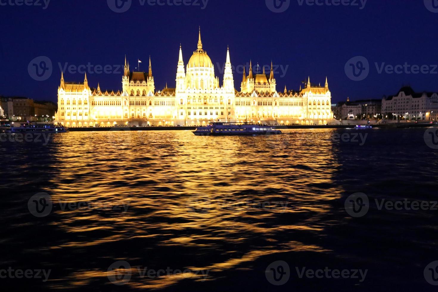 Budapest capital of Hungary at sunset photo