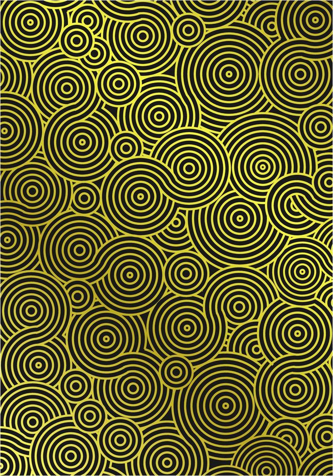 unique circle abstract ornament vector