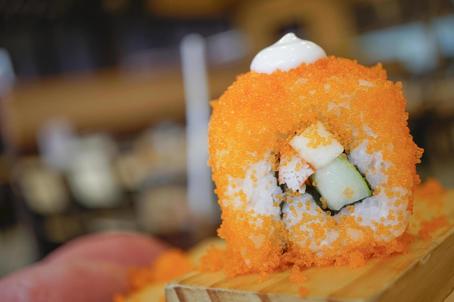 California Roll Sushi Japanese food Rice ball photo