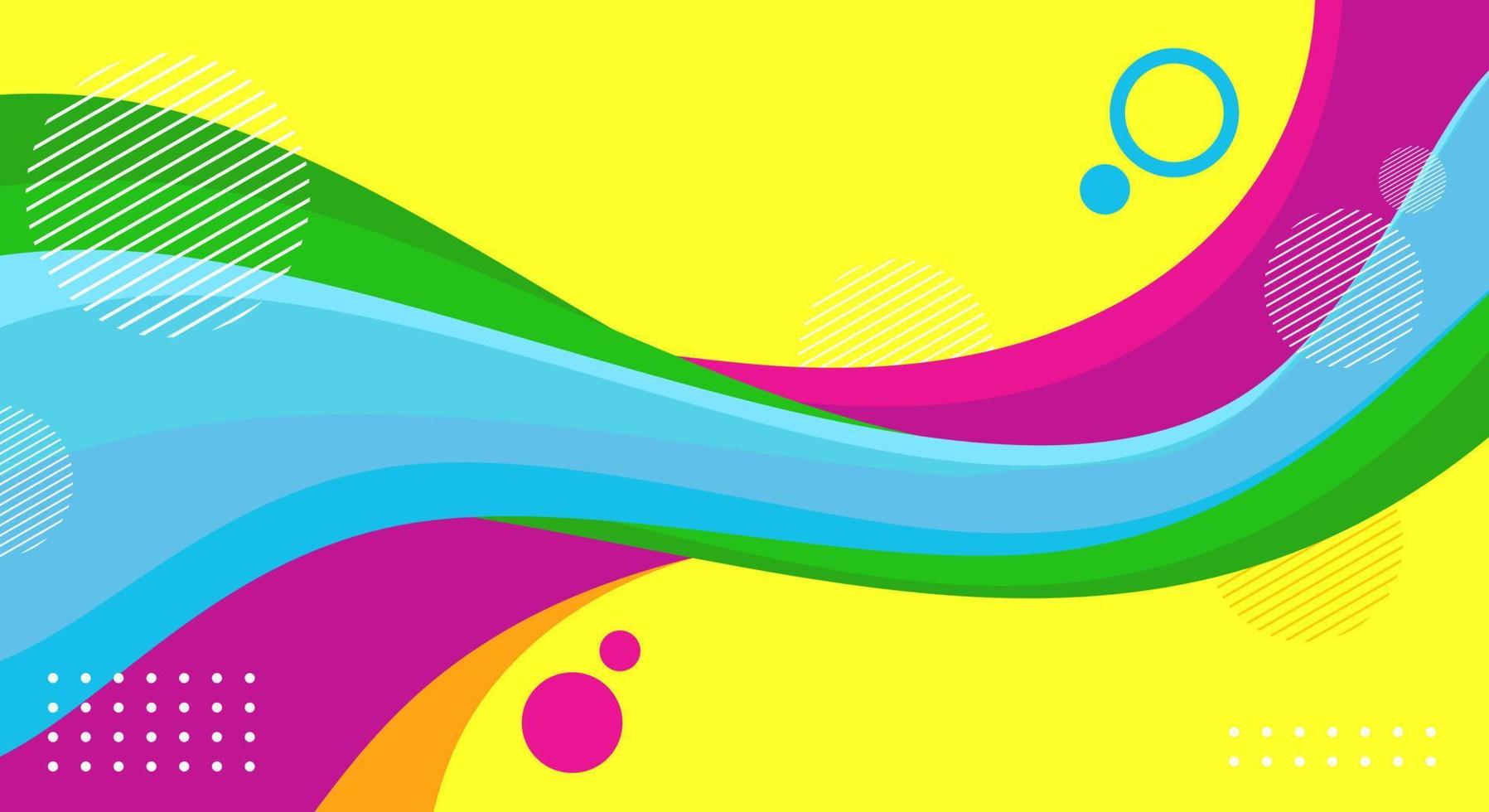 colourful wave vector background
