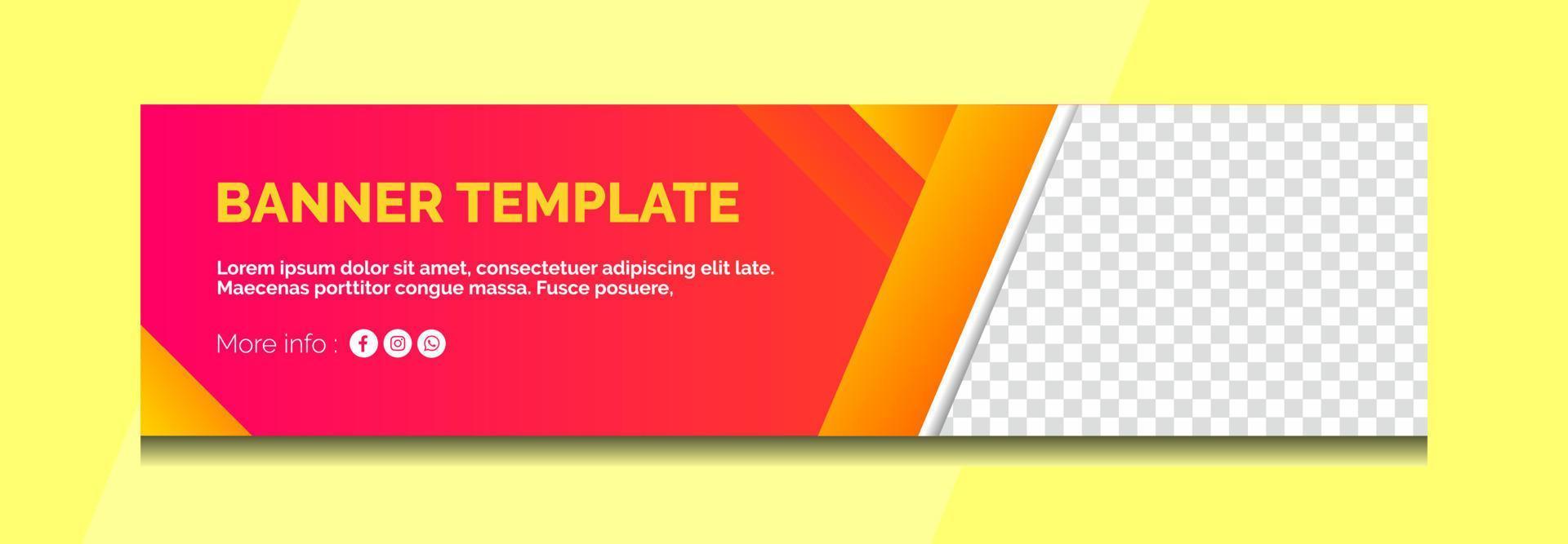 Business Banner Template vector